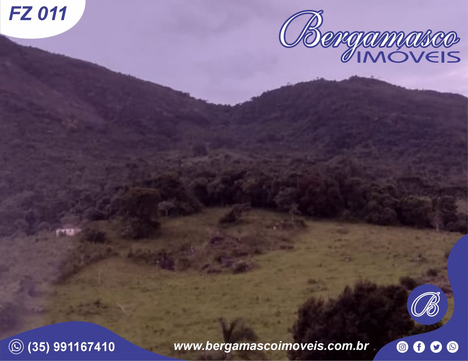 Fazenda no município de Santa Rita de Caldas/MG